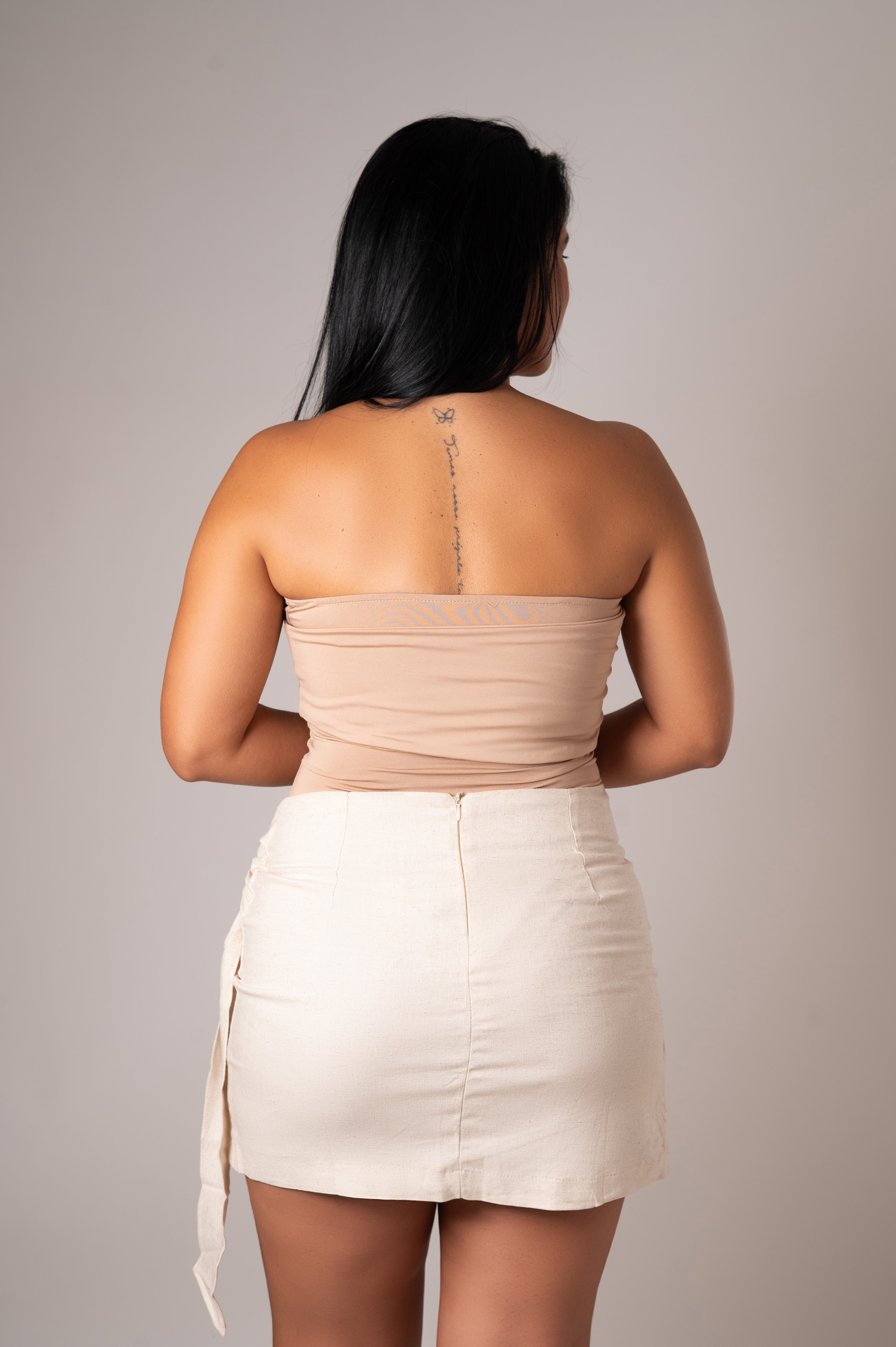 Saia de Linho com Amarração