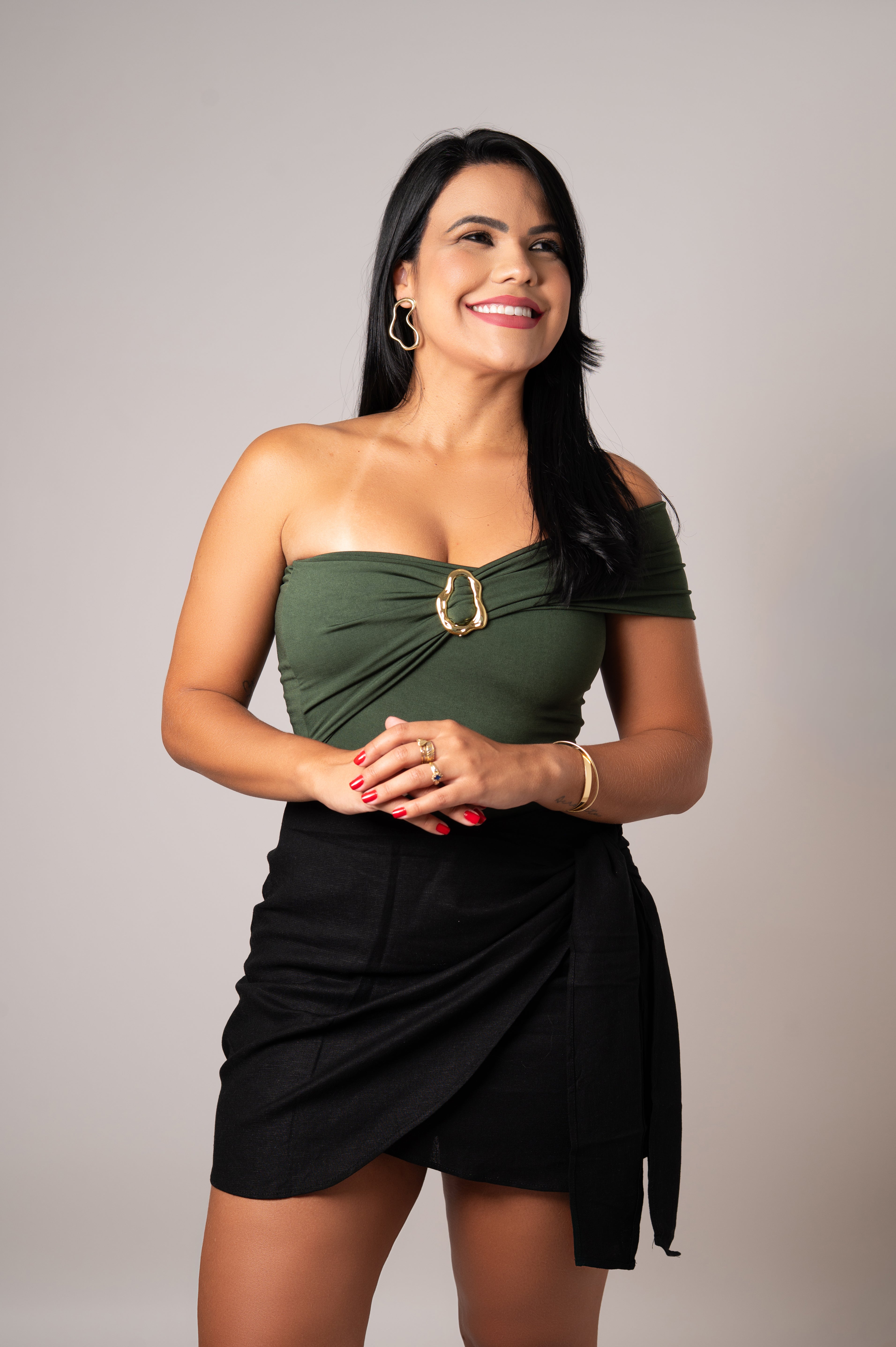 Saia de Linho com Amarração