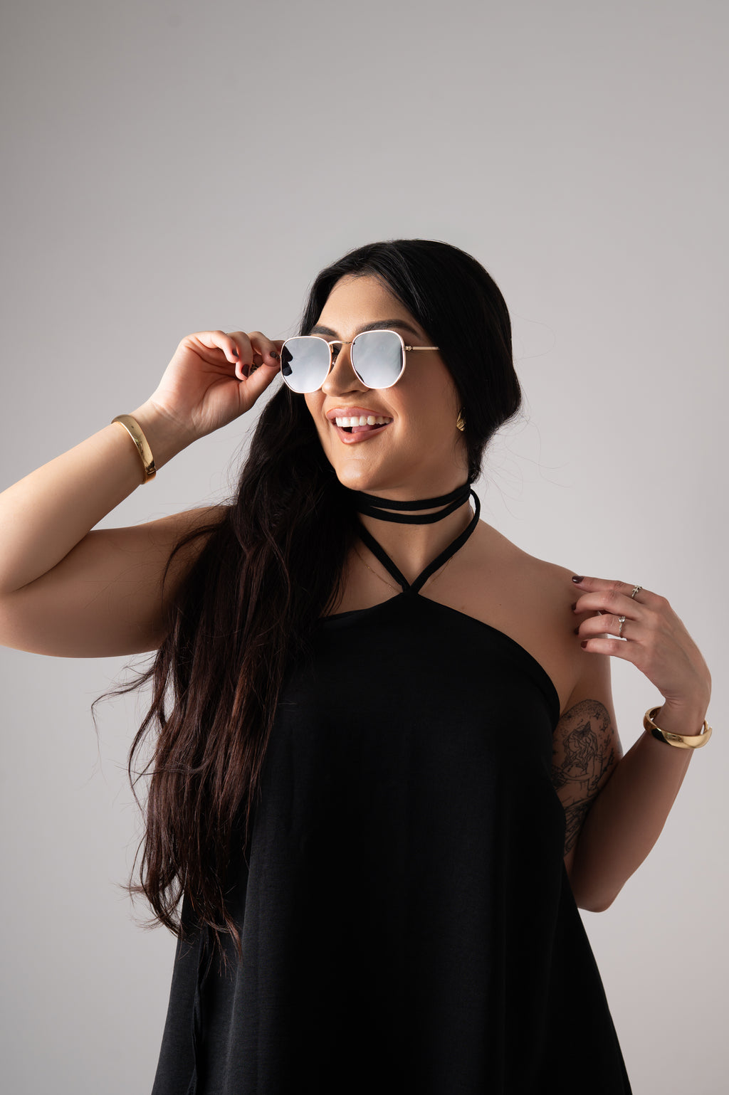 Óculos de Sol Hexagonal