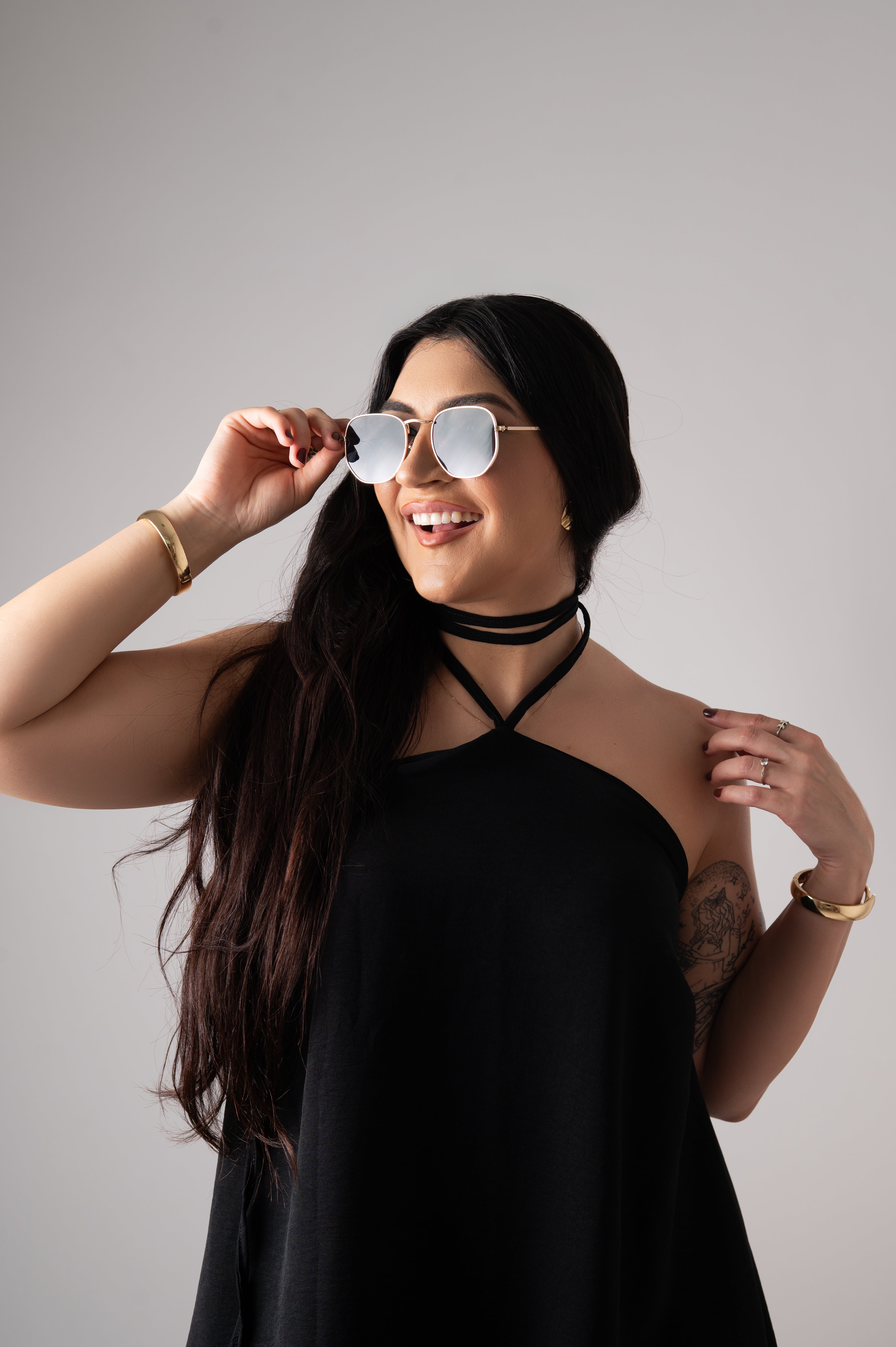 Óculos de Sol Hexagonal