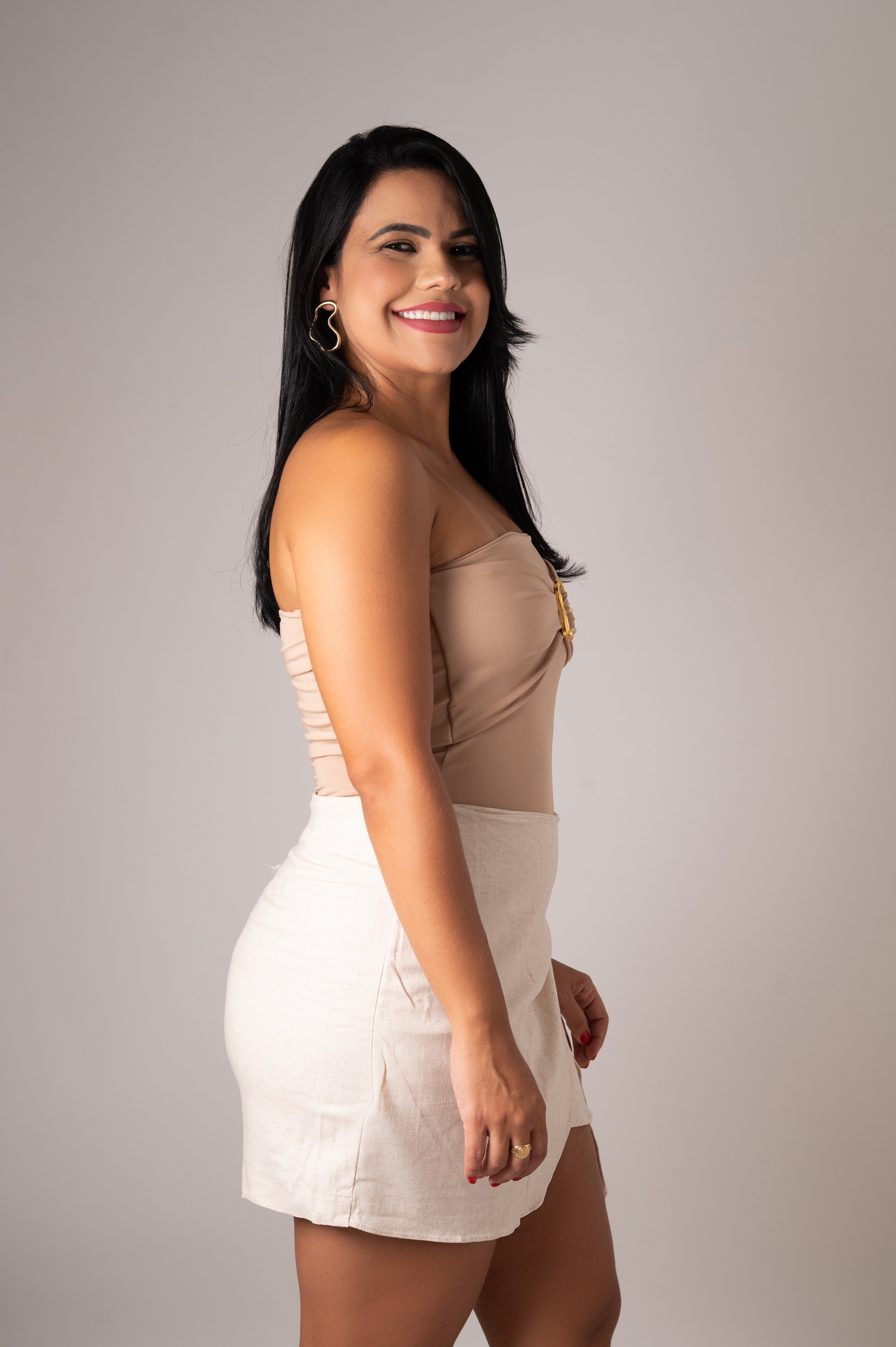 Saia de Linho com Amarração